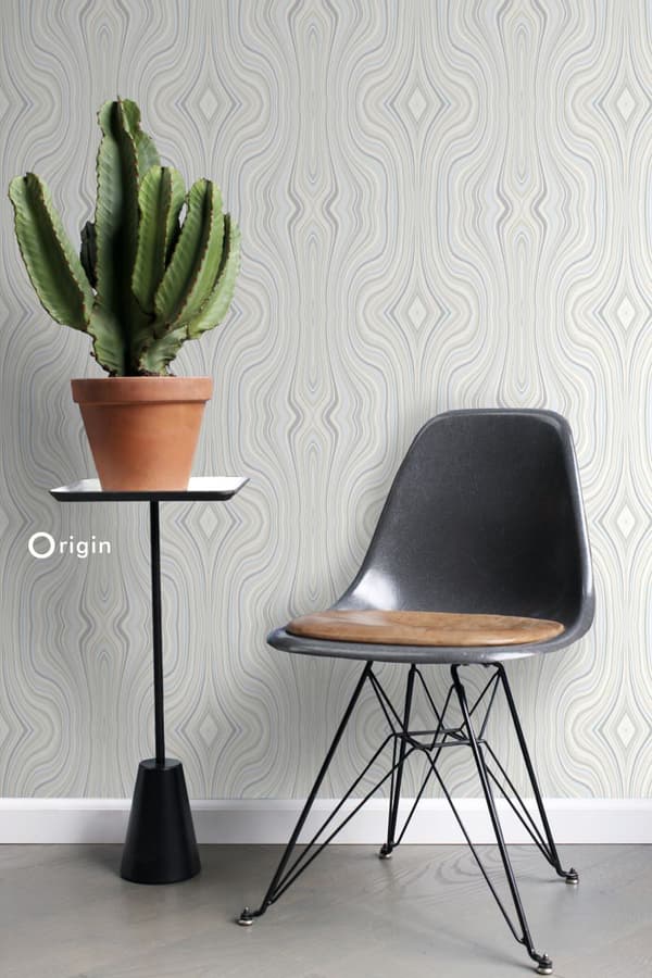 Origin Wallcoverings tapet grafiska linjer beige 53 cm x 10,05 m