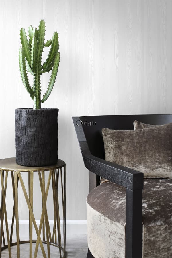 Origin Wallcoverings tapet friske træplanker gammeldags hvidt 53 cm x 10,05 m
