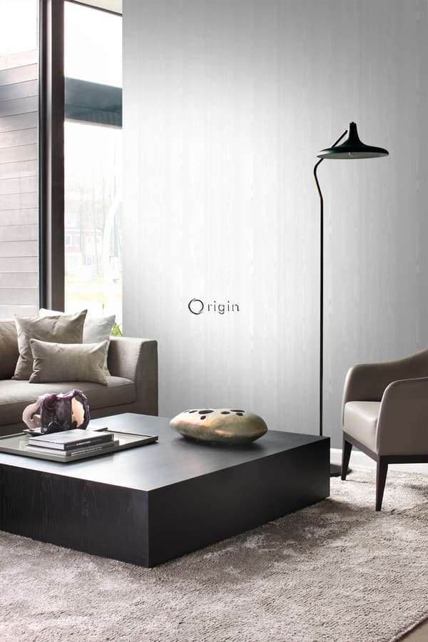 Origin Wallcoverings tapet friske træplanker gammeldags hvidt 53 cm x 10,05 m