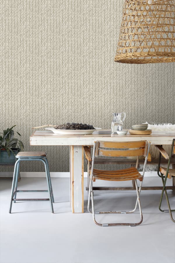 ESTAhome tapet rep beige 53 cm x 10,05 m