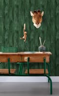 Miniatyrbild 3 av 8: ESTAhome tapet löv smaragdgrönt - 138988 - 0,53 x 10,05 m