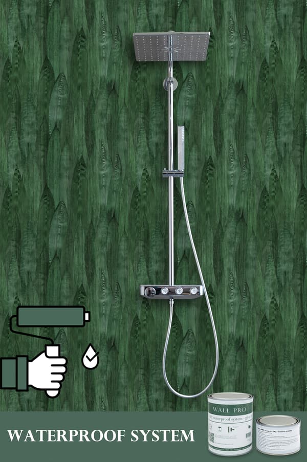 ESTAhome tapet löv smaragdgrönt - 138988 - 0,53 x 10,05 m