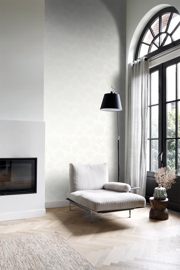 Origin Wallcoverings tapet blommor vitt 53 cm x 10,05 m