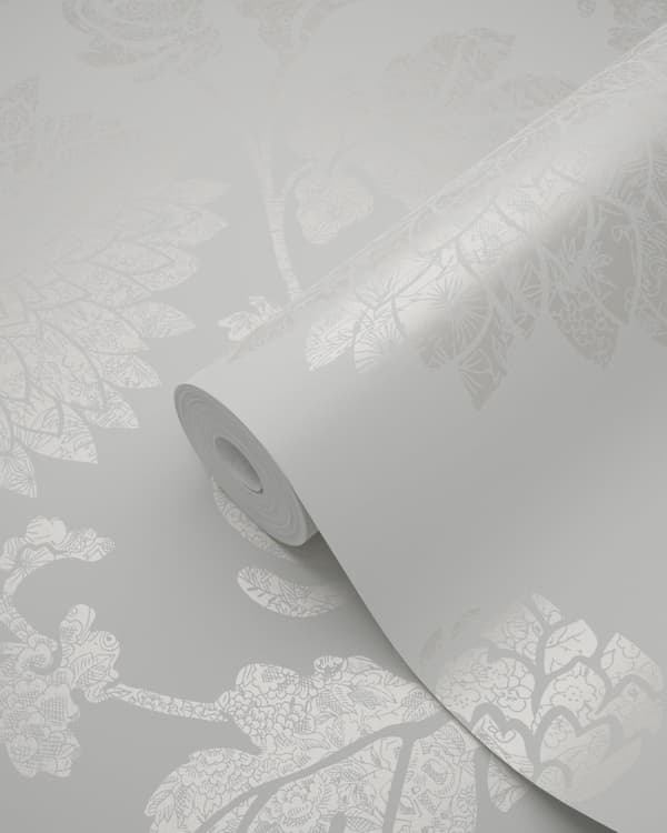 Origin Wallcoverings tapet blommor vitt 53 cm x 10,05 m