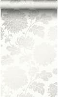 Miniatyrbild 1 av 8: Origin Wallcoverings tapet blommor vitt 53 cm x 10,05 m