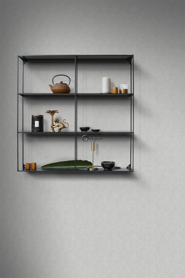 Origin Wallcoverings tapet sildeben vævning lysegråt 0,53 x 10,05 m