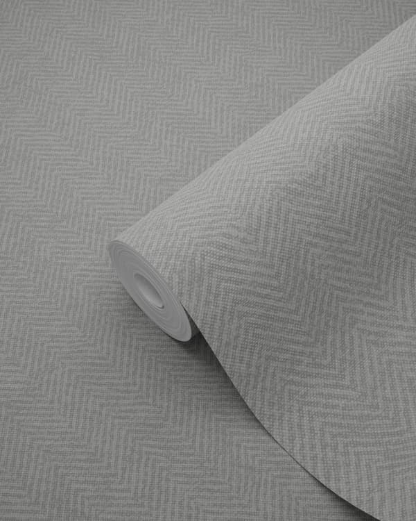 Origin Wallcoverings tapet sildeben vævning lysegråt 0,53 x 10,05 m