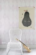 Miniatyrbild 5 av 8: Origin Wallcoverings tapet rombmotiv puderrosa och matt vitt - 337219 - 53 cm x 10,05 m