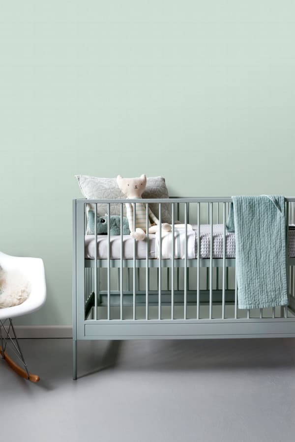ESTAhome tapet enfärgad linnestruktur mintgrönt 0,53 x 10,05 m