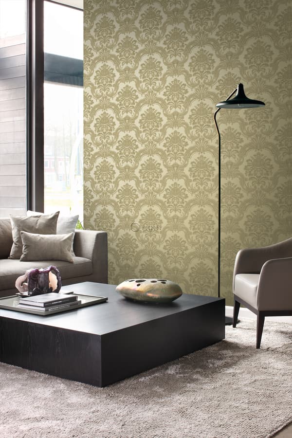 Origin Wallcoverings tapet ornament lyst guldfarvet 53 cm x 10,05 m