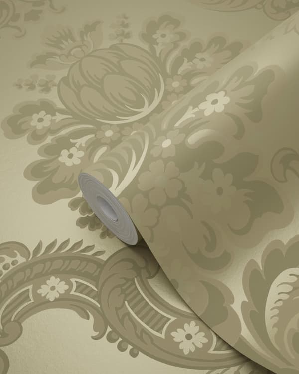 Origin Wallcoverings tapet ornament lyst guldfarvet 53 cm x 10,05 m