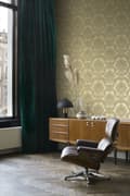 Miniatyrbillede 2 af 8: Origin Wallcoverings tapet ornament lyst guldfarvet 53 cm x 10,05 m