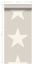 Miniatyrbild 7 av 7: Origin Wallcoverings tapet stjärnor grått 53 cm x 10,05 m
