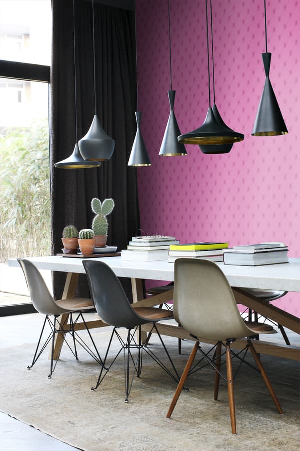 Origin Wallcoverings tapet knap-tuftet lyserødt 53 cm x 10,05 m