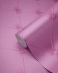 Miniatyrbillede 5 af 7: Origin Wallcoverings tapet knap-tuftet lyserødt 53 cm x 10,05 m