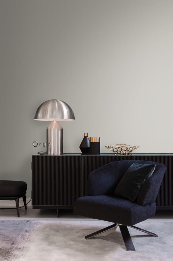 Origin Wallcoverings tapet ensfarvet lyst grålilla 53 cm x 10,05 m