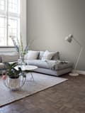 Miniatyrbillede 4 af 8: Origin Wallcoverings tapet ensfarvet lyst grålilla 53 cm x 10,05 m