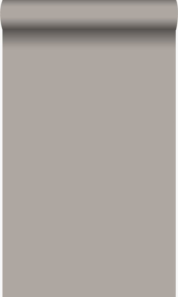 Origin Wallcoverings tapet ensfarvet lyst grålilla 53 cm x 10,05 m