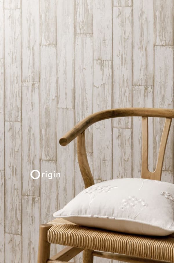 Origin Wallcoverings tapet træplanker beige 52 cm x 10,05 m