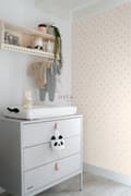 Miniatyrbild 4 av 8: ESTAhome tapet små hjärtan guldglänsande och beige 0,53 x 10,05 m