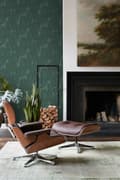 Miniatyrbild 3 av 6: Origin Wallcoverings tapet blad med vävd struktur havsgrönt 0,53 x 10,05 m