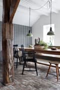 Miniatyrbillede 3 af 8: ESTAhome tapet rombemotiv mørkegrønt og sort 53 cm x 10,05 m