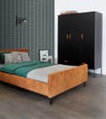 Miniatyrbillede 2 af 8: ESTAhome tapet rombemotiv mørkegrønt og sort 53 cm x 10,05 m