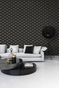 Miniatyrbild 5 av 8: Origin Wallcoverings tapet pantrar svart och guld 0,53 x 10,05 m