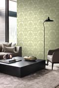 Miniatyrbild 3 av 8: Origin Wallcoverings tapet ornament ljusgrönt 53 cm x 10,05 m