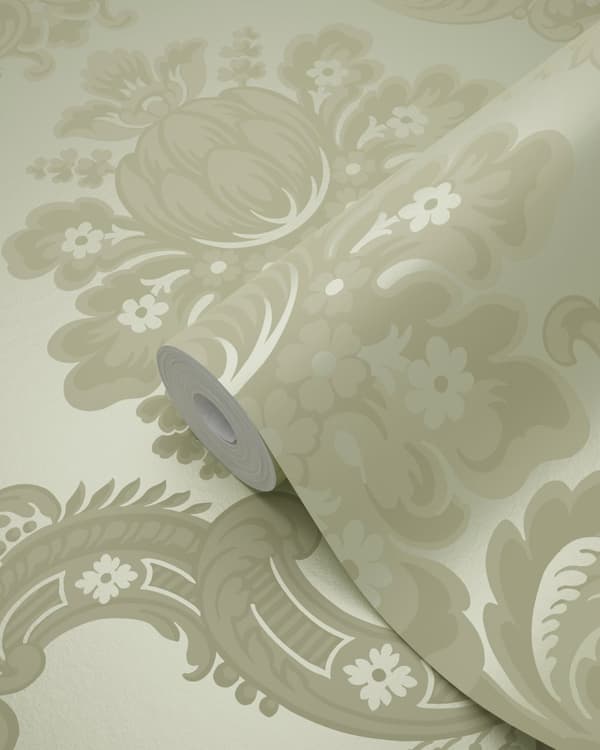 Origin Wallcoverings tapet ornament ljusgrönt 53 cm x 10,05 m