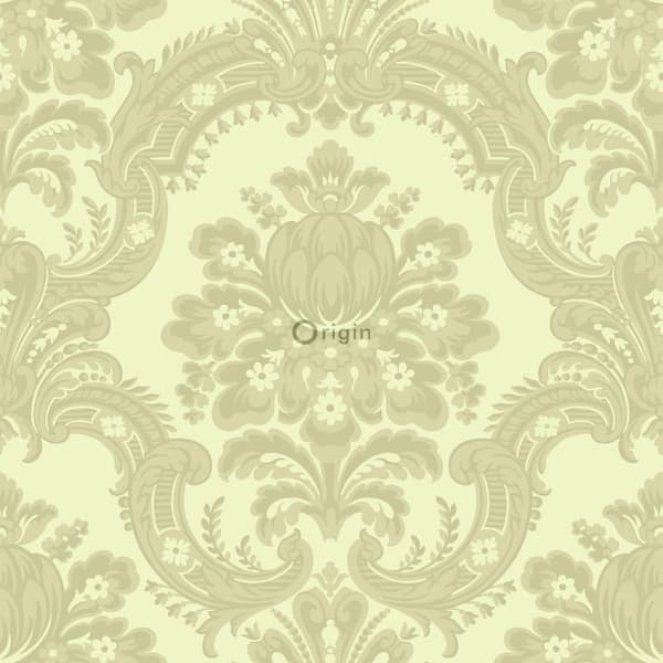 Origin Wallcoverings tapet ornament ljusgrönt 53 cm x 10,05 m