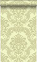 Miniatyrbild 1 av 8: Origin Wallcoverings tapet ornament ljusgrönt 53 cm x 10,05 m