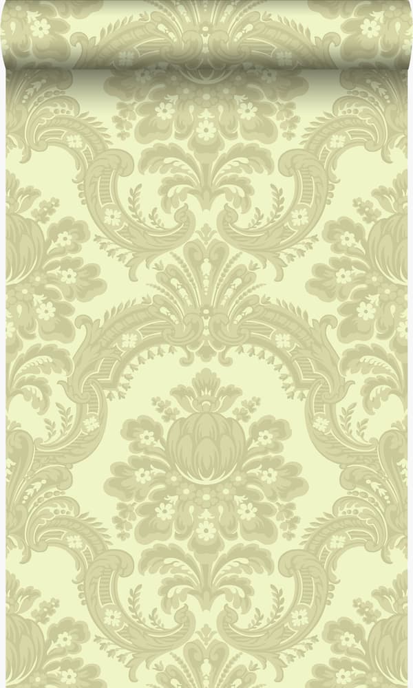 Origin Wallcoverings tapet ornament ljusgrönt 53 cm x 10,05 m