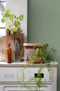 Miniatyrbild 3 av 8: ESTAhome tapet linnestruktur jadegrönt 0,53 x 10,05 m