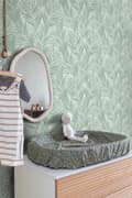 Miniatyrbild 5 av 8: ESTAhome tapet palmblad mintgrönt - 139005 - 0,53 x 10,05 m