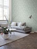 Miniatyrbild 7 av 8: ESTAhome tapet palmblad mintgrönt - 139005 - 0,53 x 10,05 m