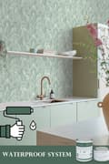 Miniatyrbild 8 av 8: ESTAhome tapet palmblad mintgrönt - 139005 - 0,53 x 10,05 m