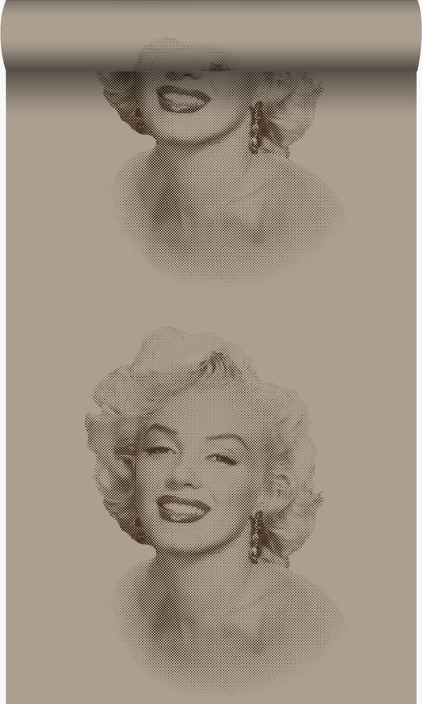 Origin Wallcoverings tapet Marilyn Monroe glänsande brons 53 cm x 10,05 m