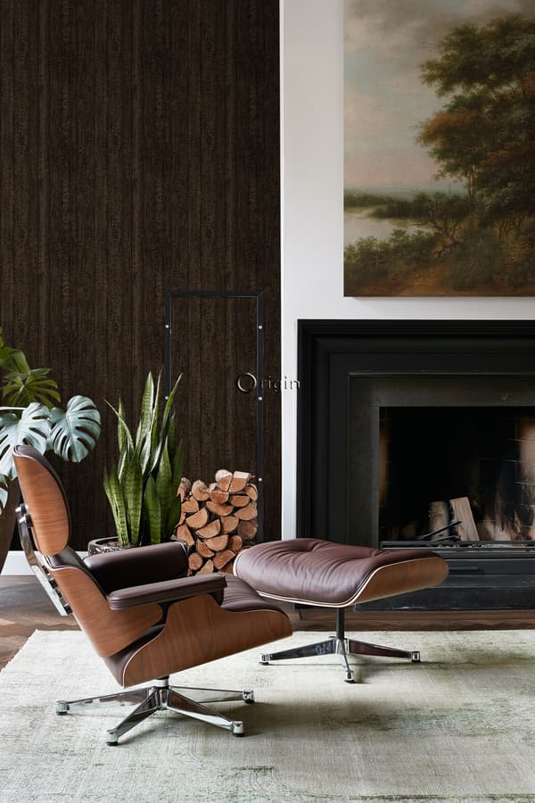 Origin Wallcoverings tapet træplanker mørkebrunt - 347527 - 53 cm x 10,05 m