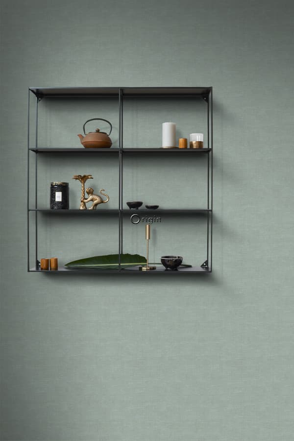 Origin Wallcoverings tapet linnedstruktur celadon grønt 0,53 x 10,05 m