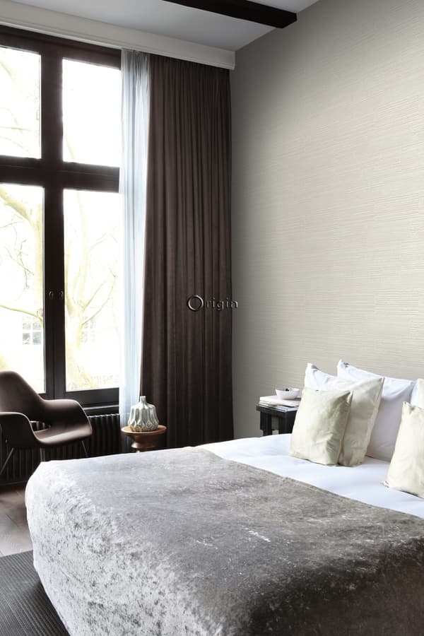 Origin Wallcoverings tapet grove retro naturstenblokke i halvstensforbandt hjortefarvet 53 cm x 10,05 m