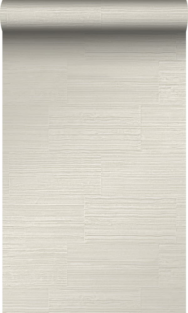 Origin Wallcoverings tapet grove retro naturstenblokke i halvstensforbandt hjortefarvet 53 cm x 10,05 m