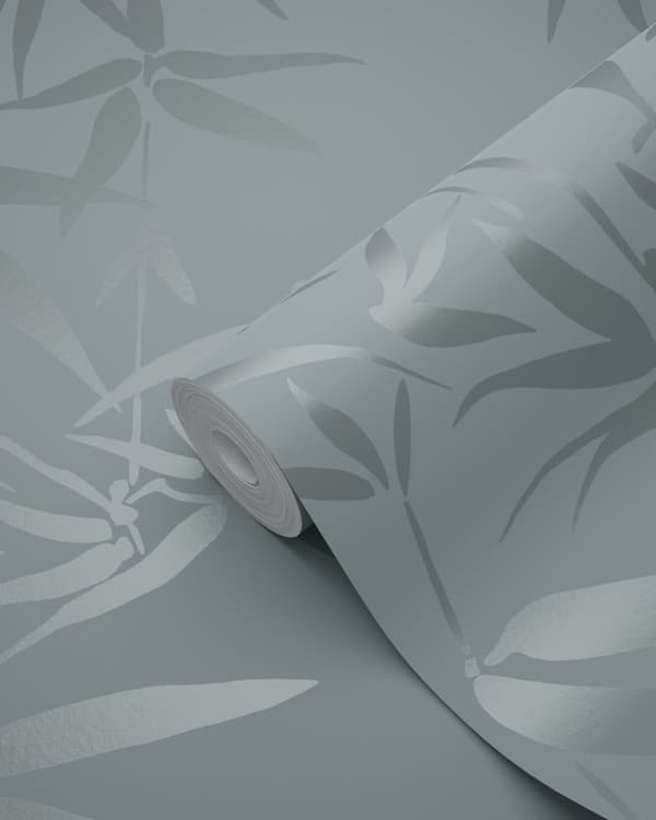Origin Wallcoverings tapet bambublad blått 0,53 x 10,05 m