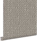 Miniatyrbild 1 av 8: ESTAhome tapet vävd korg varmt grått 53 cm x 10,05 m