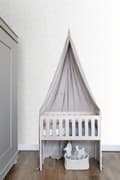 Miniatyrbild 2 av 6: Origin Wallcoverings tapet fjärilar matt vitt och glänsande silver 0,53 x 10,05 m