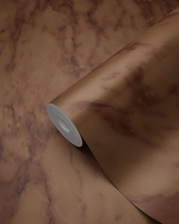 Origin Wallcoverings tapet marmor rostbrunt 53 cm x 10,05 m