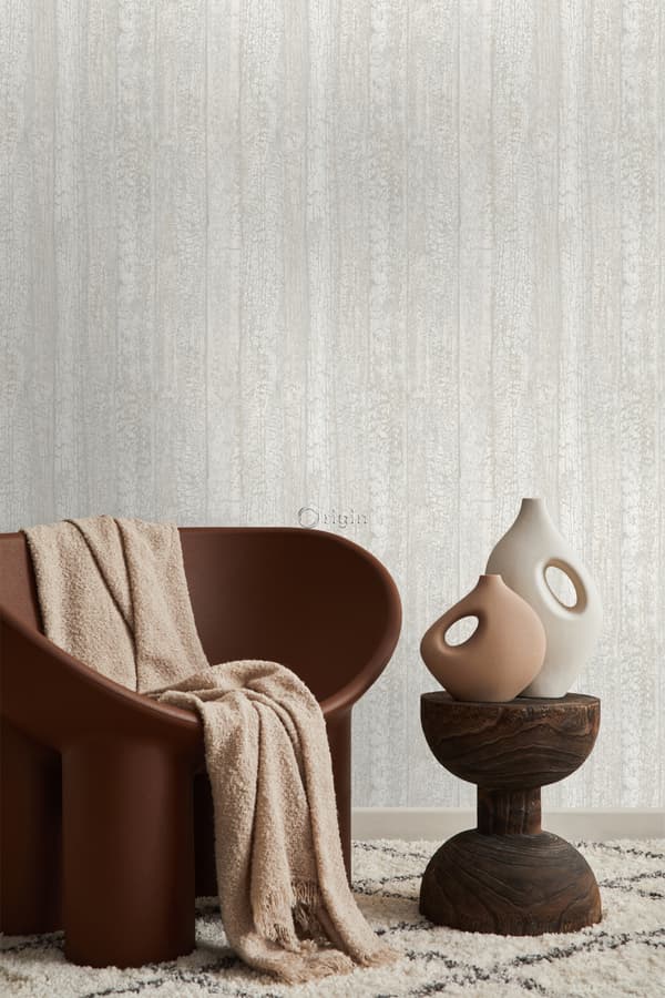 Origin Wallcoverings tapet træplanker beige 53 cm x 10,05 m