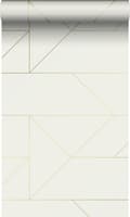 Miniatyrbild 1 av 8: Origin Wallcoverings tapet grafiska linjer beige och guld 0,53 x 10,05 m