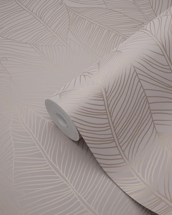 Origin Wallcoverings tapet löv antikrosa 0,53 x 10,05 m
