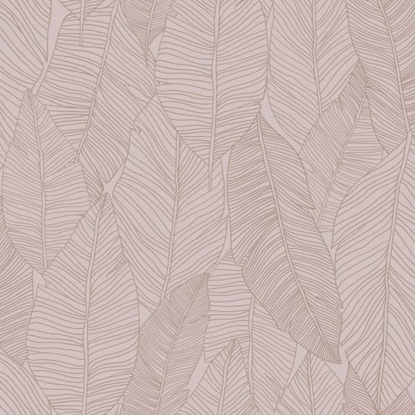 Origin Wallcoverings tapet löv antikrosa 0,53 x 10,05 m